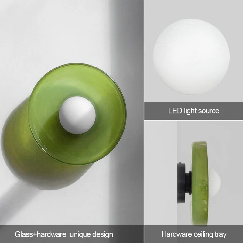 Culina – Ronde flush plafondlamp – Glasdesign voor keuken & interieur