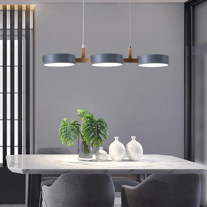 Nordura – Moderne zylindrische Pendelleuchte – mehrere LED-Lichtquellen