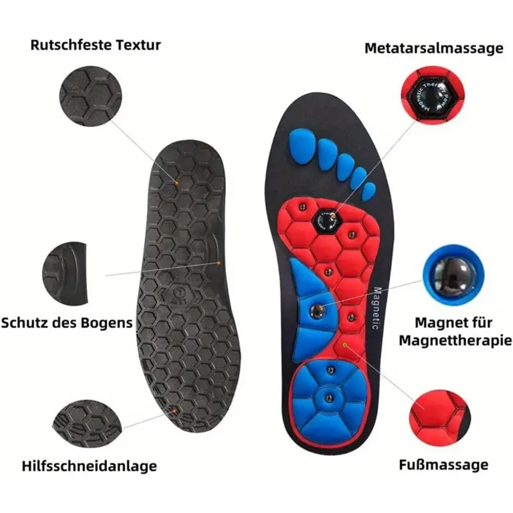 Acupressuur-inlegzolen met magneten voor meer welzijn en vitaliteit Vestragear