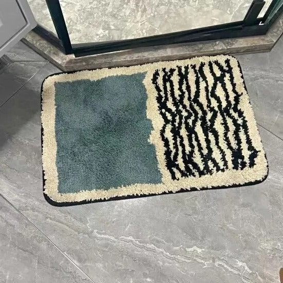 Abstracte antislip badmat met Scandinavisch design Vestragear