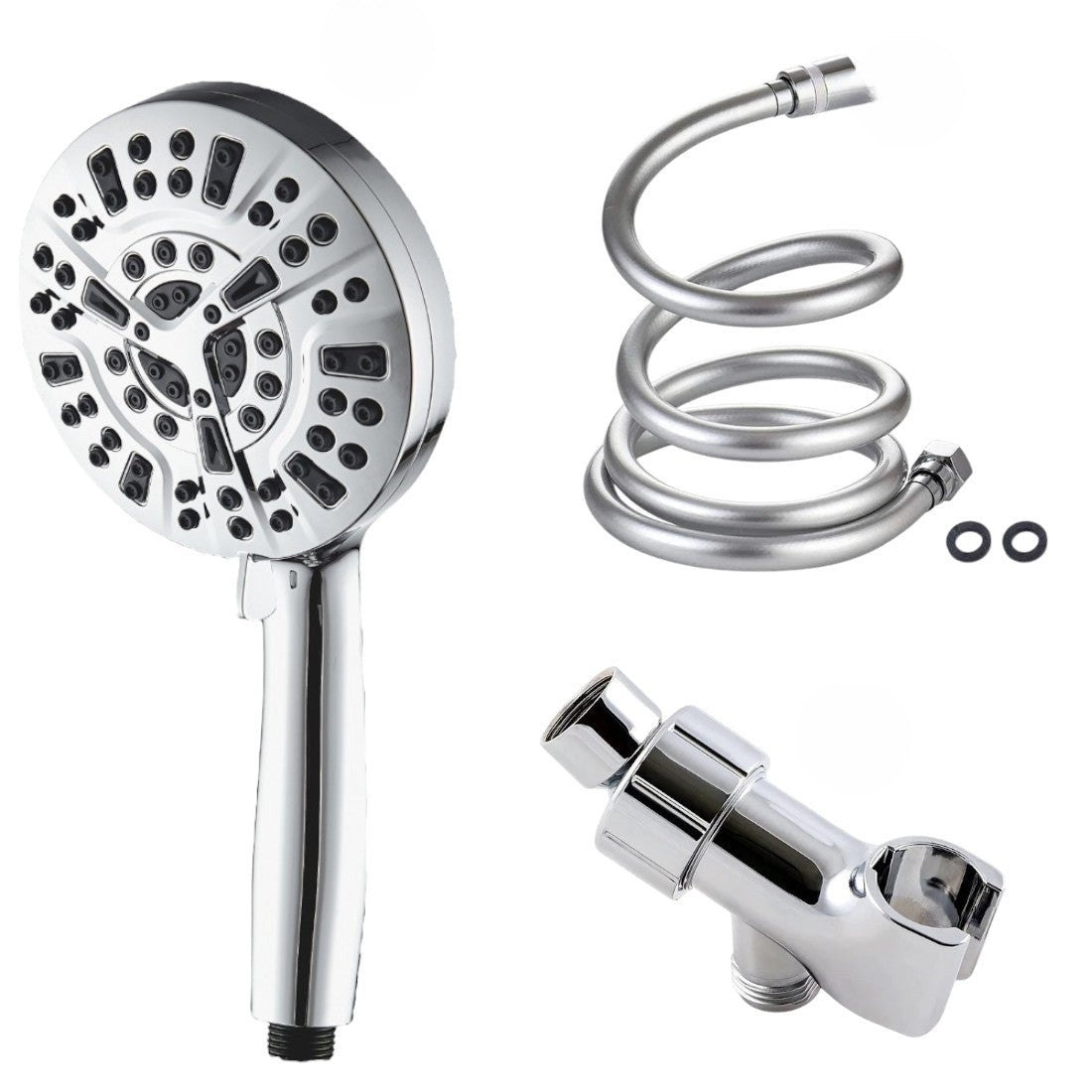 AquaMulti - Cabezal de ducha de lujo con 10 modos y filtro
