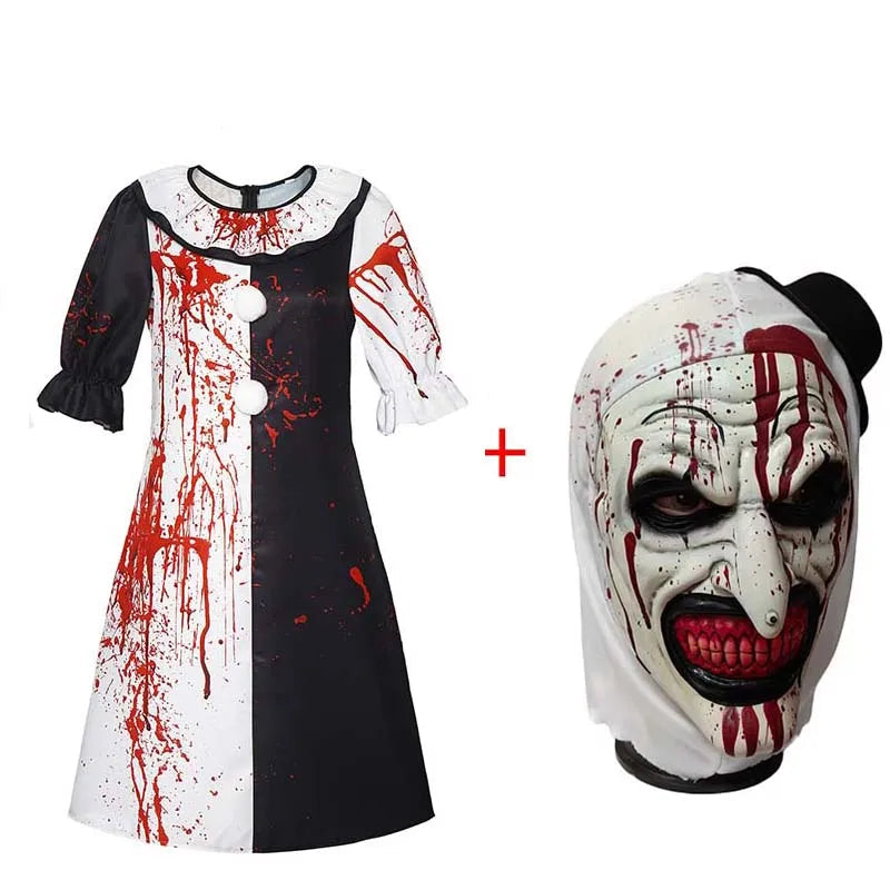 Art The Clown Kostuum met Masker – Halloween Outfit voor Mannen & Vrouwen