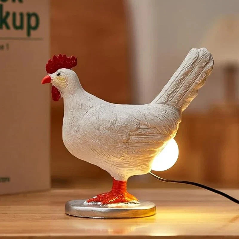 ChickLite Grappige Kippen Tafellamp - Schattige Sfeerverlichting voor Elk Huis