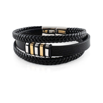 Aura Leerlook - Stijlvolle Leren Armbanden Voor Mannen