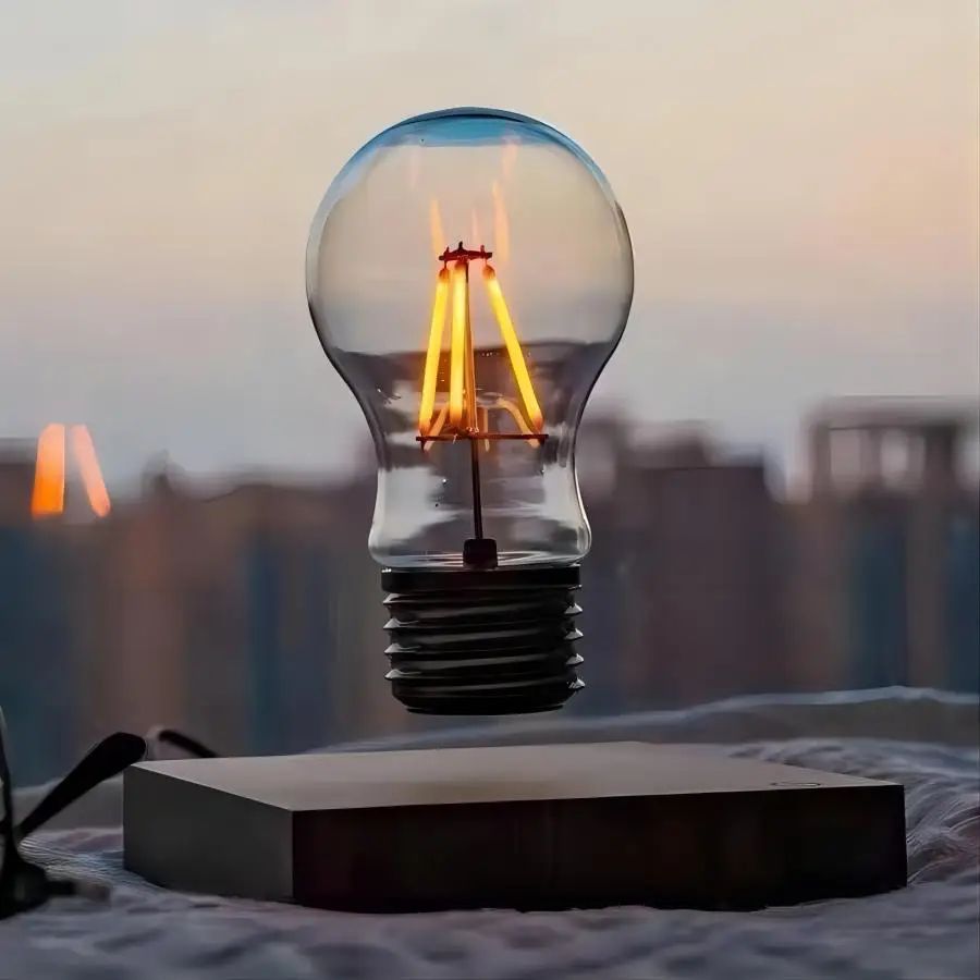 AuraLight – Lámpara LED de levitación magnética, regulable para casa ou oficina