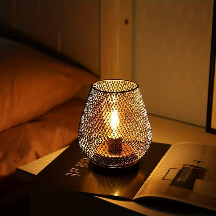 AuroraMesh Table Lamps Set – Industrial Style and Atmospheric Lighting