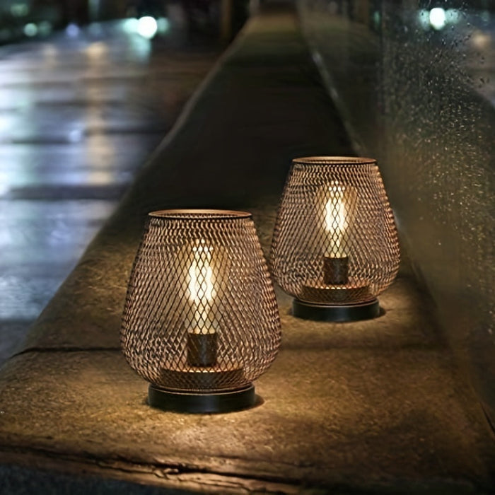 AuroraMesh Table Lamps Set – Industrial Style and Atmospheric Lighting