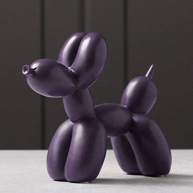 Playzura – Ballonhond beeldje kunsthars 20 cm, modern woondecor
