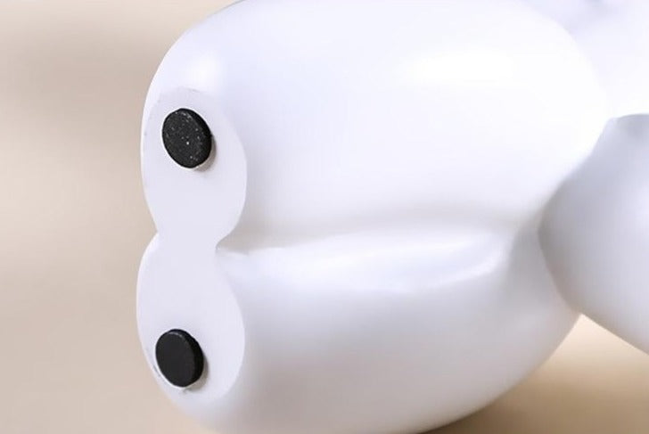 Playzura – Ballonhond beeldje kunsthars 20 cm, modern woondecor