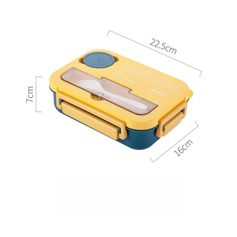 Mealino – Bento box 1300ML with cutlery microwave – children & students