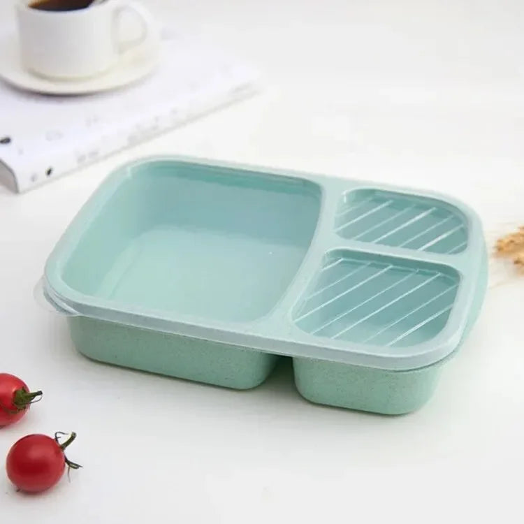 Lunexa – caixa Bento de fibra de trigo apta para microondas – escola e de camiño