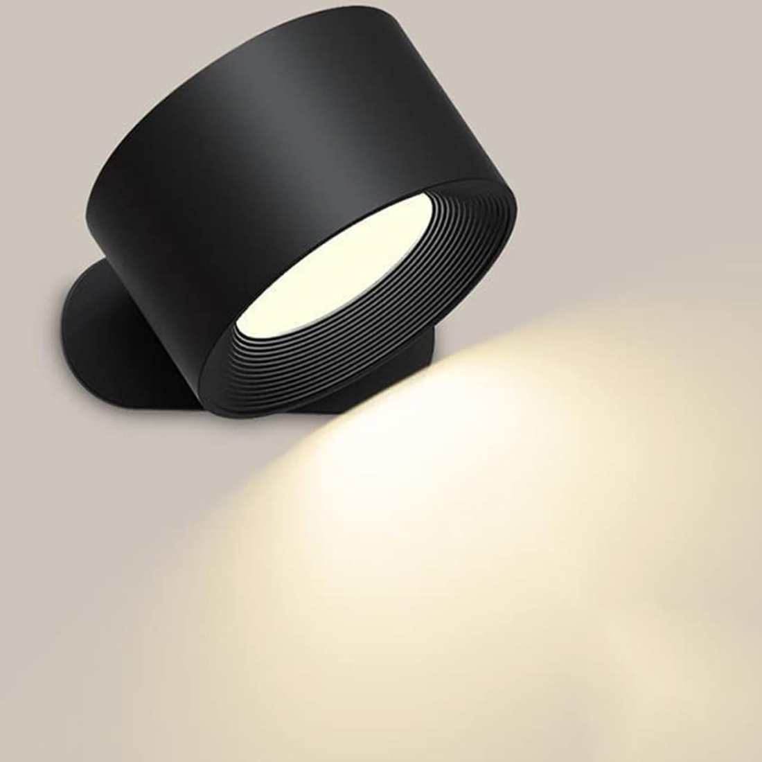 Revalki Glow360 Draadloze Oplaadbare 360° Wandlamp voor Moeiteloze Sfeerverlichting