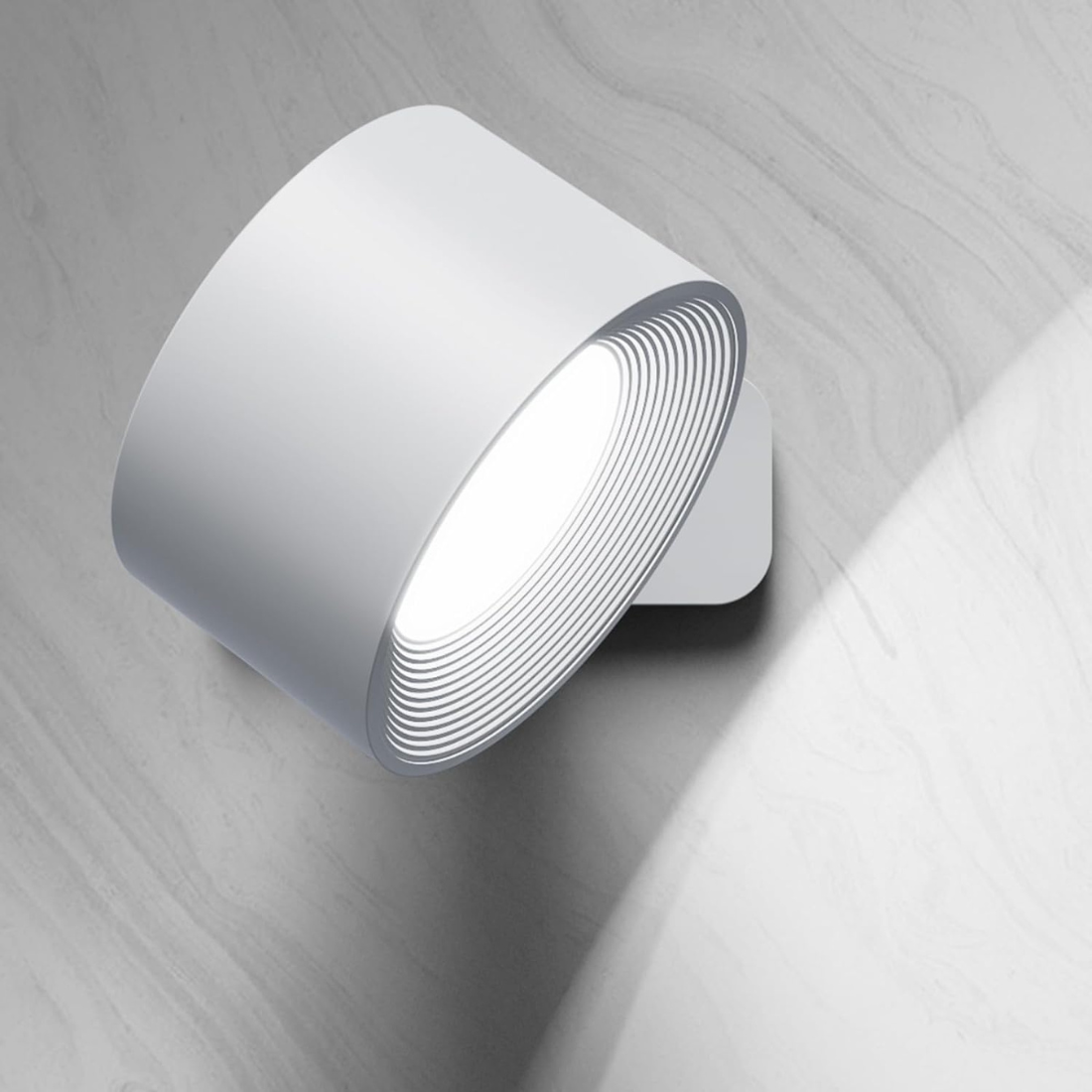 Revalki Glow360 Draadloze Oplaadbare 360° Wandlamp voor Moeiteloze Sfeerverlichting