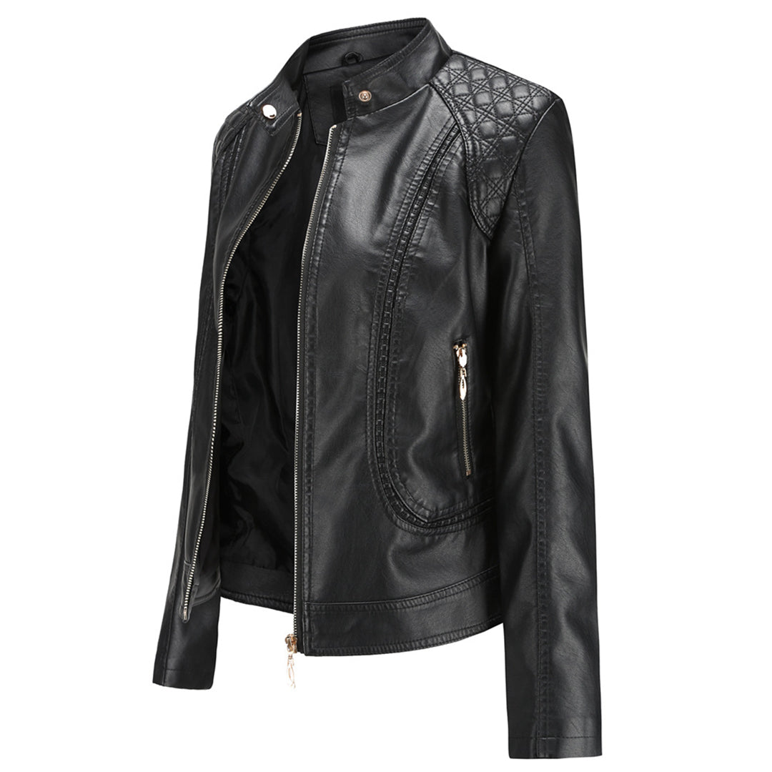 Yldana | Chaqueta de cuero elegante para mujer