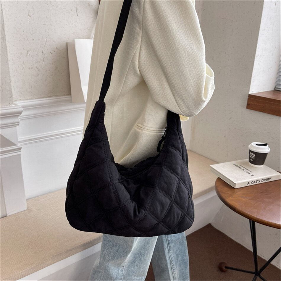 Revalki Quilted Puffer Bag