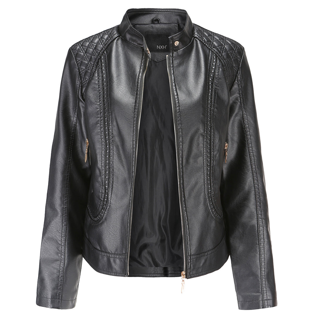 Yldana | Chaqueta de cuero elegante para mujer