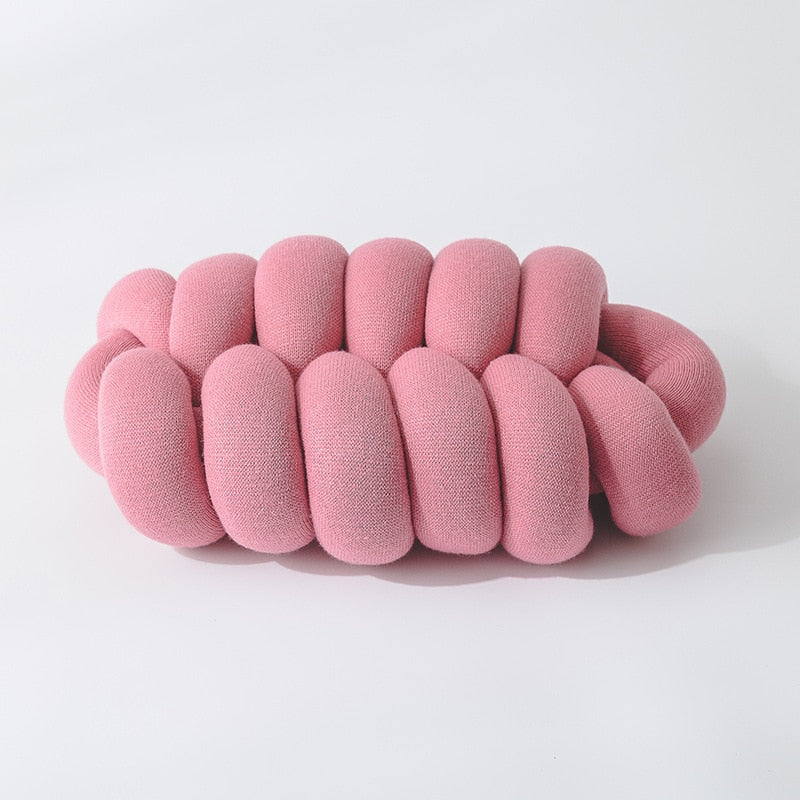 Knotiva – Handgemaakt Knotenkussen van Acrylbreisel met Polyester