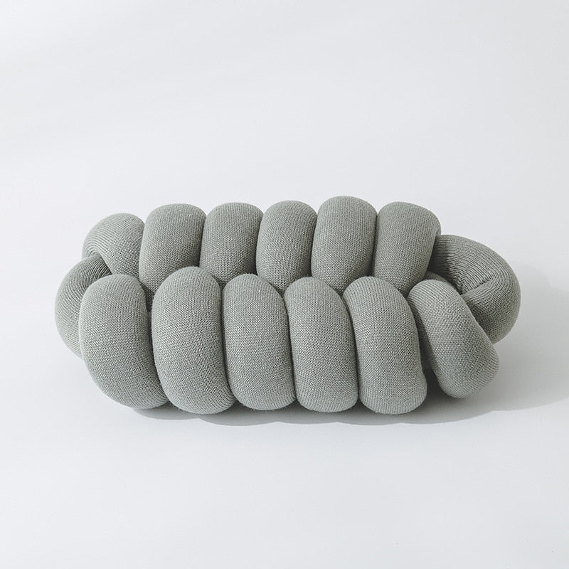 Knotiva – Handgemaakt Knotenkussen van Acrylbreisel met Polyester