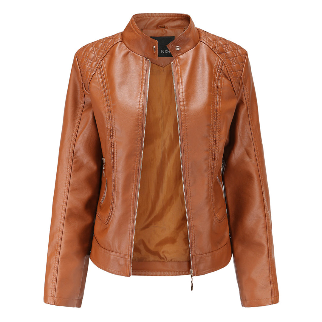 Yldana | Chaqueta de cuero elegante para mujer