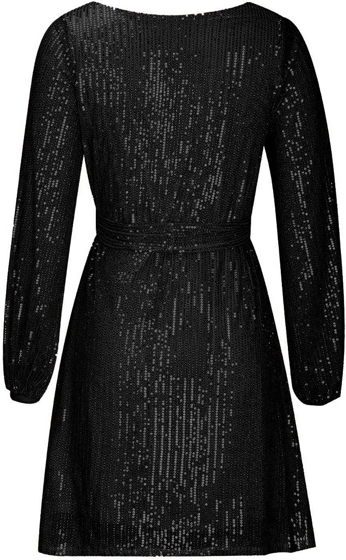 Glitzer Mini Kleid für strahlende stilvolle Festlichkeiten