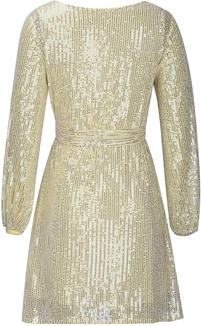 Glitzer Mini Kleid für strahlende stilvolle Festlichkeiten