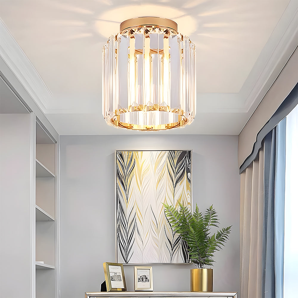 Bravura – Modern flush ceiling lamp – 1-light black design
