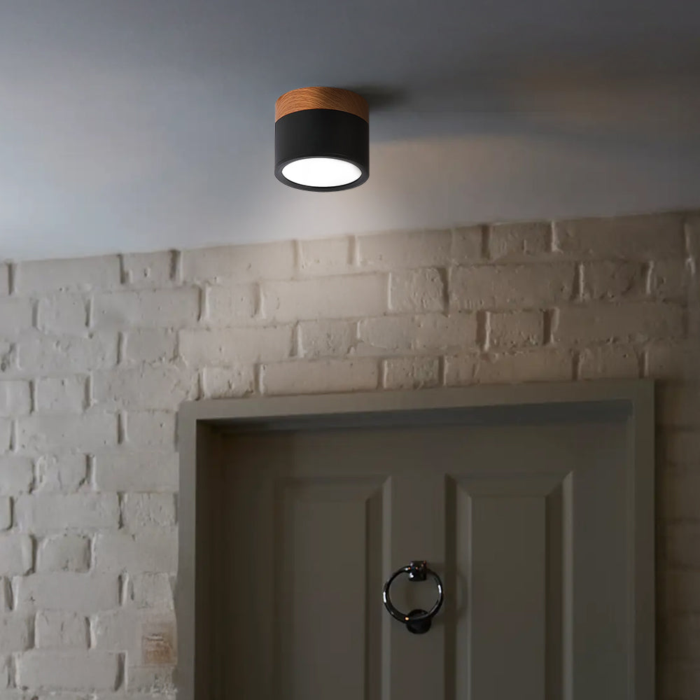 Cylora – Lámpara de techo empotrada compacta – Foco LED moderno de aluminio
