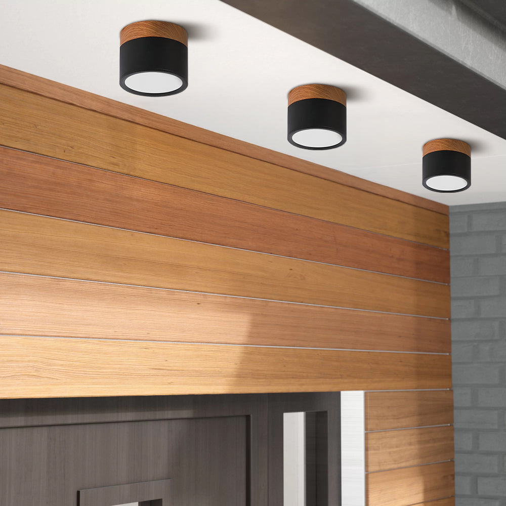 Cylora – Lámpara de techo empotrada compacta – Foco LED moderno de aluminio