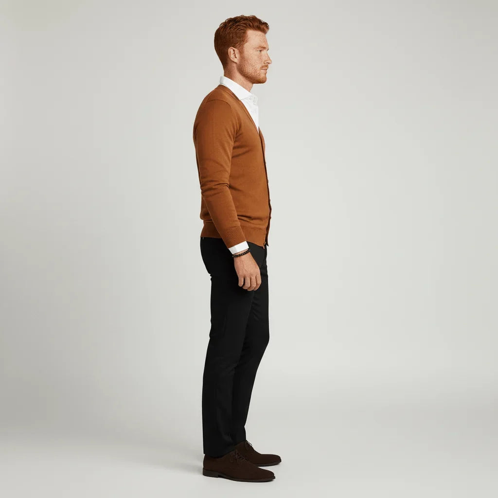 Calvin - Slim-Fit Cardigan with Long Sleeves 5