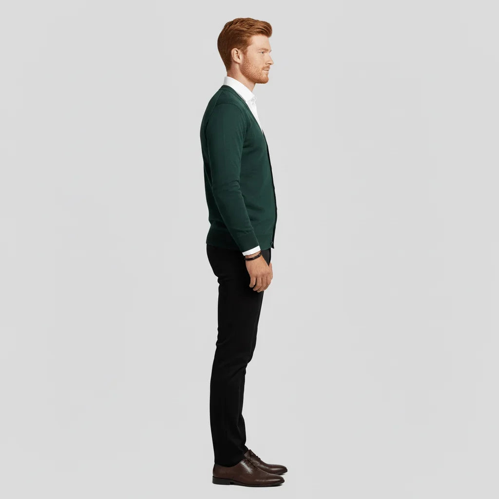 Calvin - Slim-Fit Cardigan with Long Sleeves 7