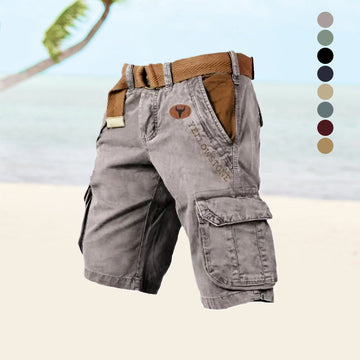 Cargoshorts Heren van Katoen met 6 Zakken voor Comfort en Functionaliteit 0