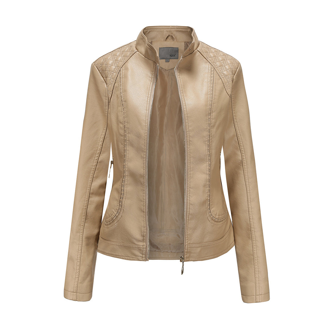 Yldana | Chaqueta de cuero elegante para mujer