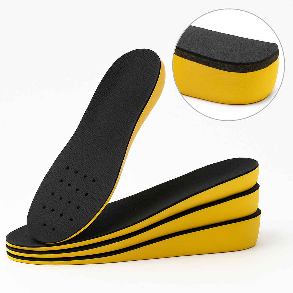 Plantillas elevadoras invisibles – aumento sutil de altura para cada zapato