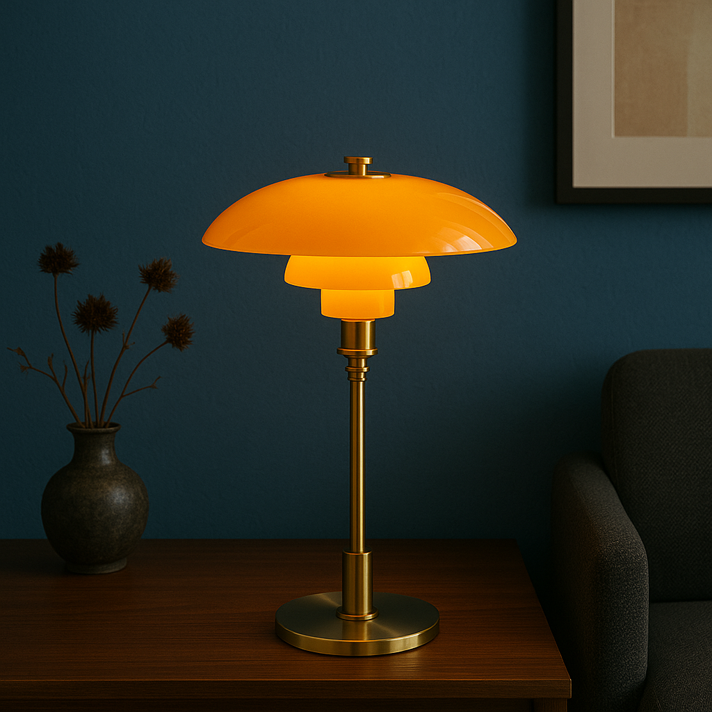 Tischlampe – Scandinavisches Minimalistisches Design mit Integrierter LED