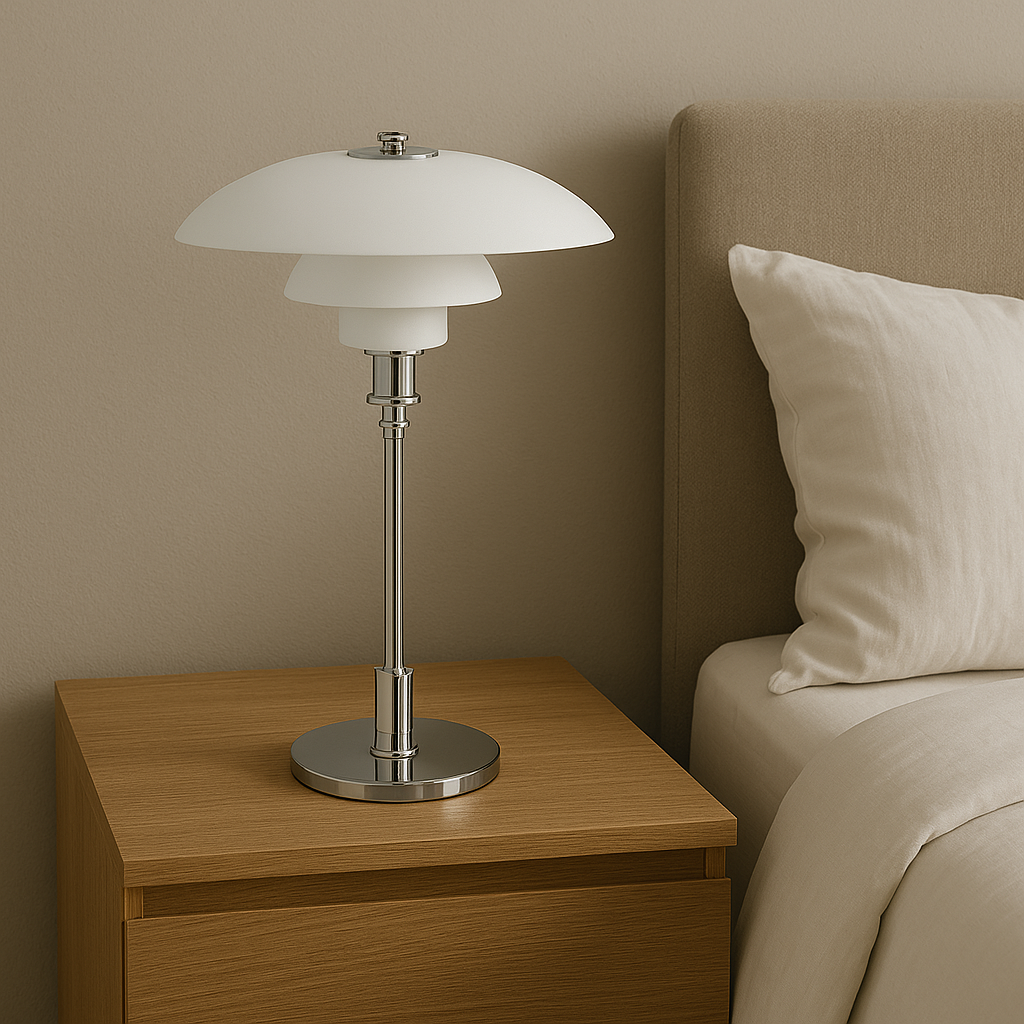 Tischlampe – Scandinavisches Minimalistisches Design mit Integrierter LED