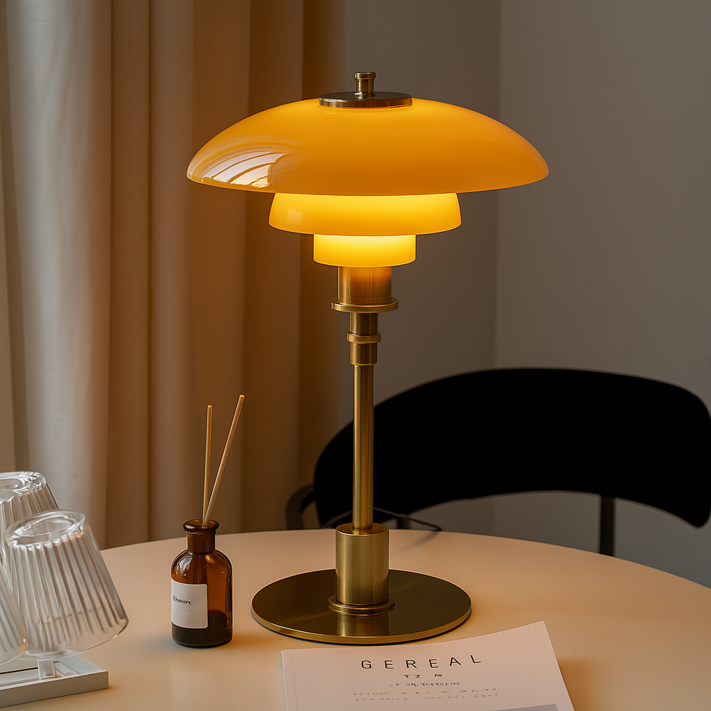 Tischlampe – Scandinavisches Minimalistisches Design mit Integrierter LED