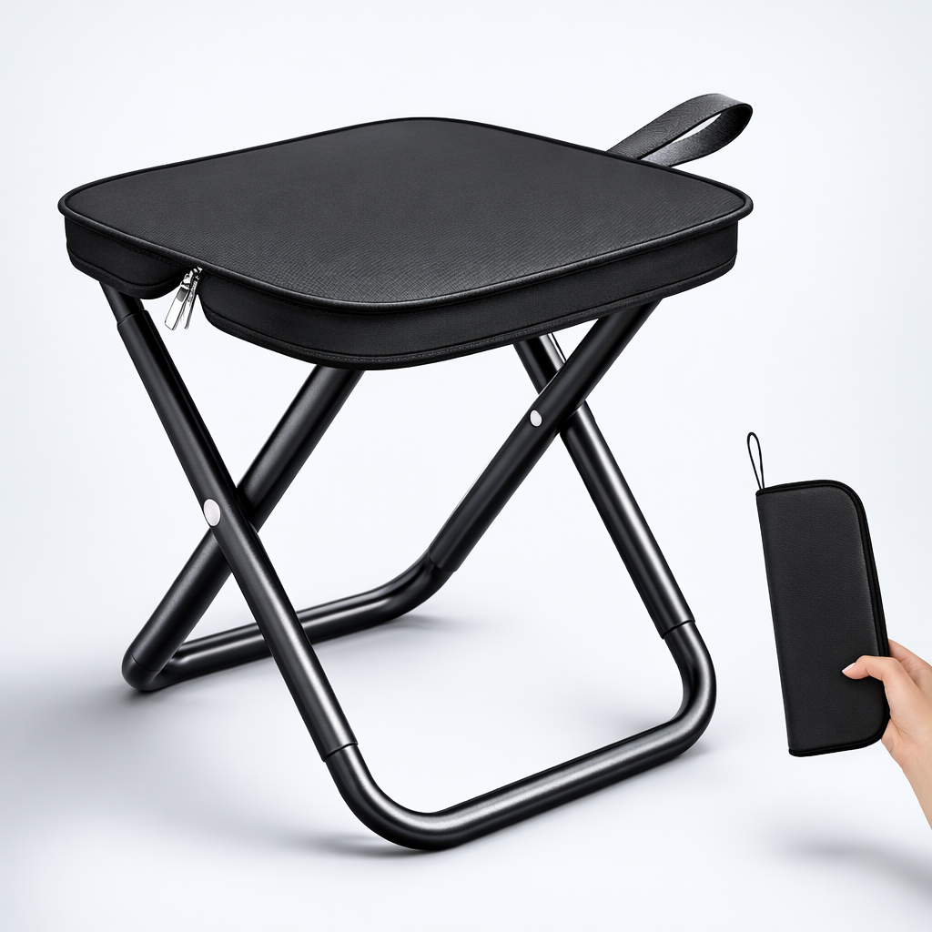 Vouwbare Campingkruk – Ultralichte Outdoor Stoel voor Kamperen, Vissen en Picknick