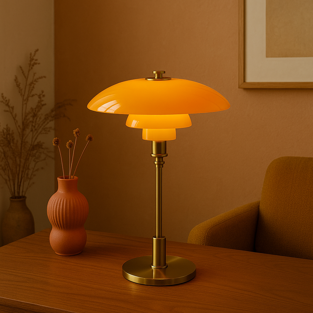 Tischlampe – Scandinavisches Minimalistisches Design mit Integrierter LED