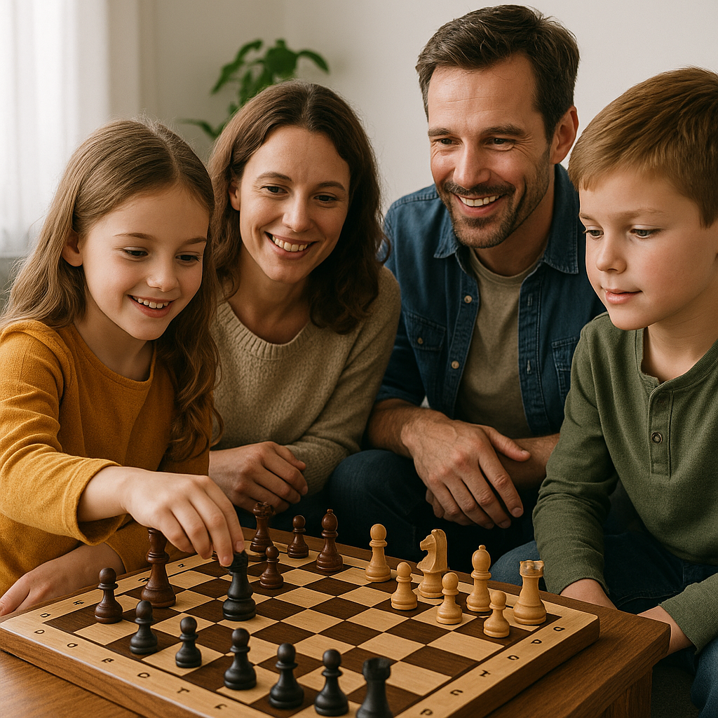 Regalis – Wooden chess set with foldable tournament board & storage space