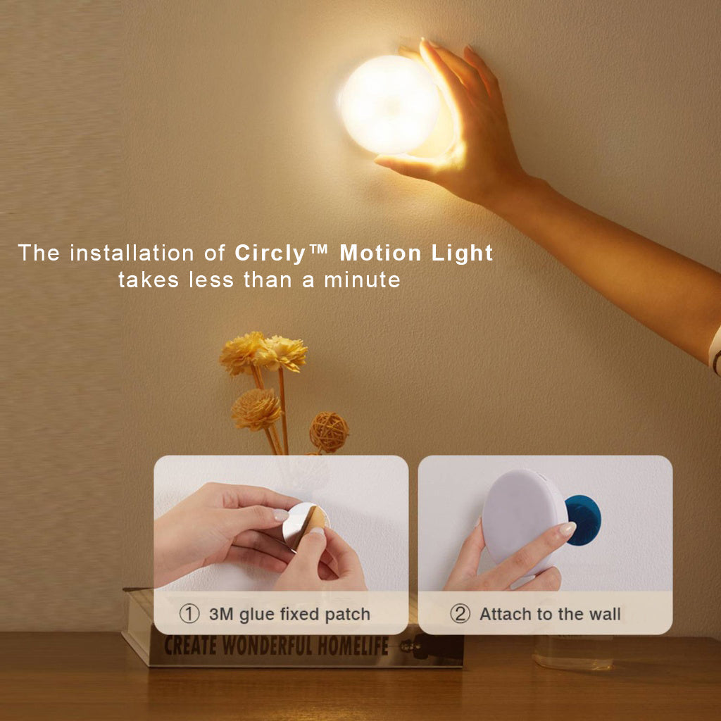 Circly Bewegungsmelderlicht – Kabellos, Energiesparend und Einfach zu Installieren