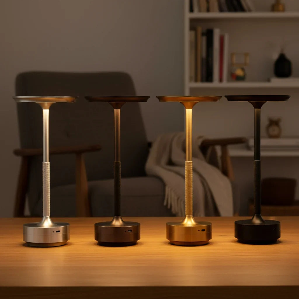 ClarityGlow DeLuxe | Wireless LED Table Lamp 1