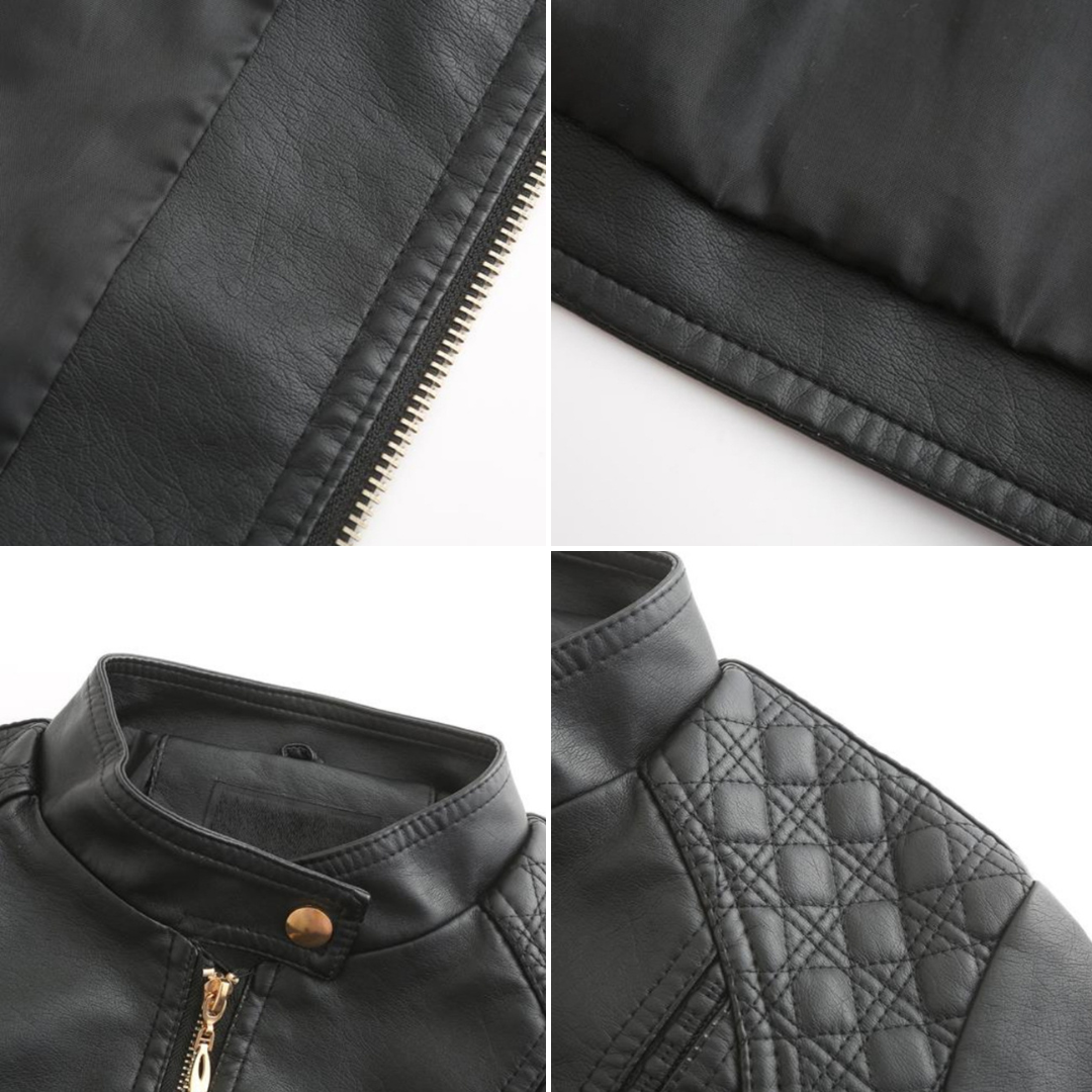 Yldana | Chaqueta de cuero elegante para mujer