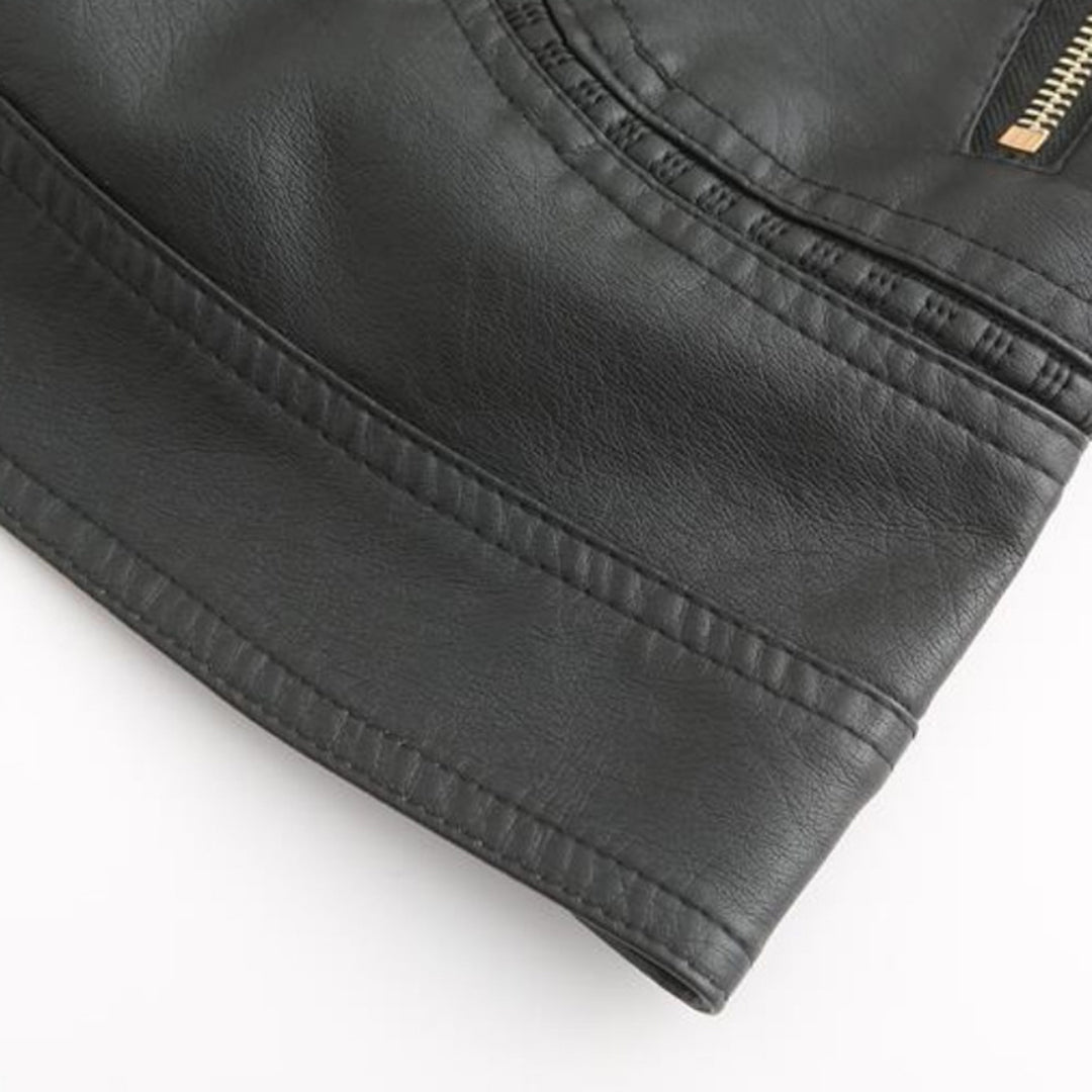 Yldana | Chaqueta de cuero elegante para mujer