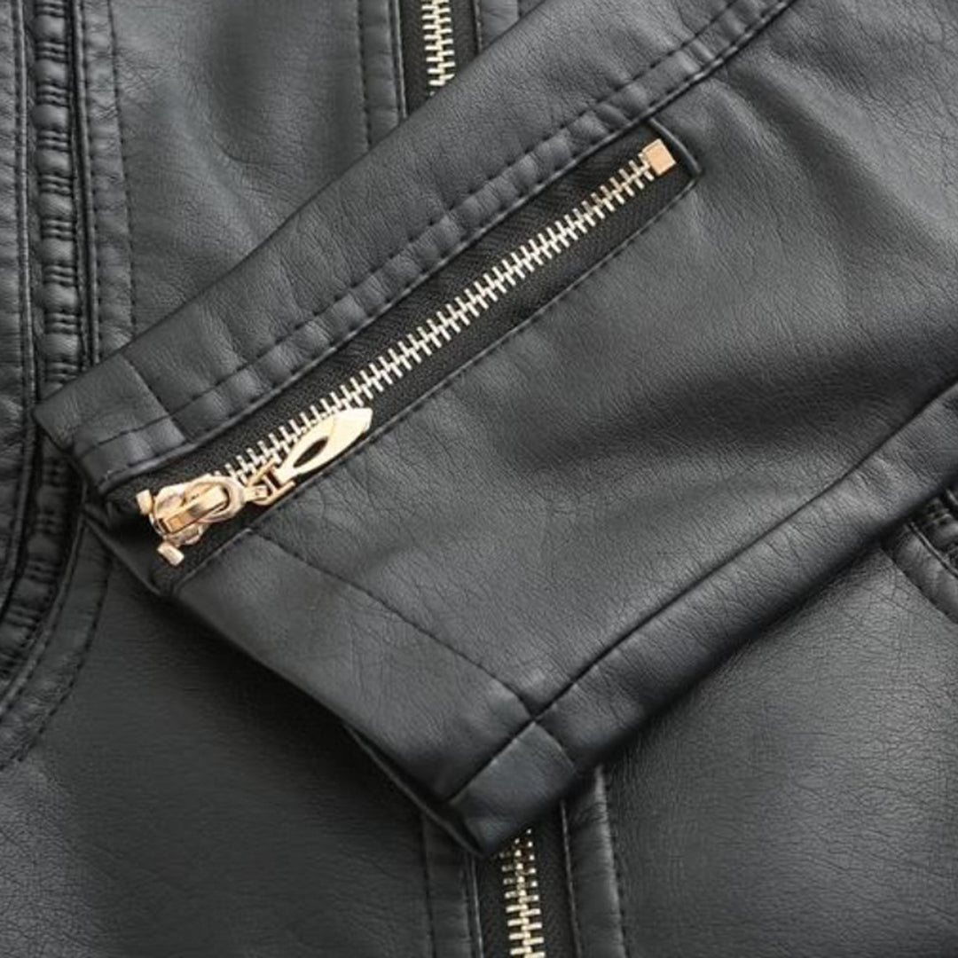 Yldana | Chaqueta de cuero elegante para mujer