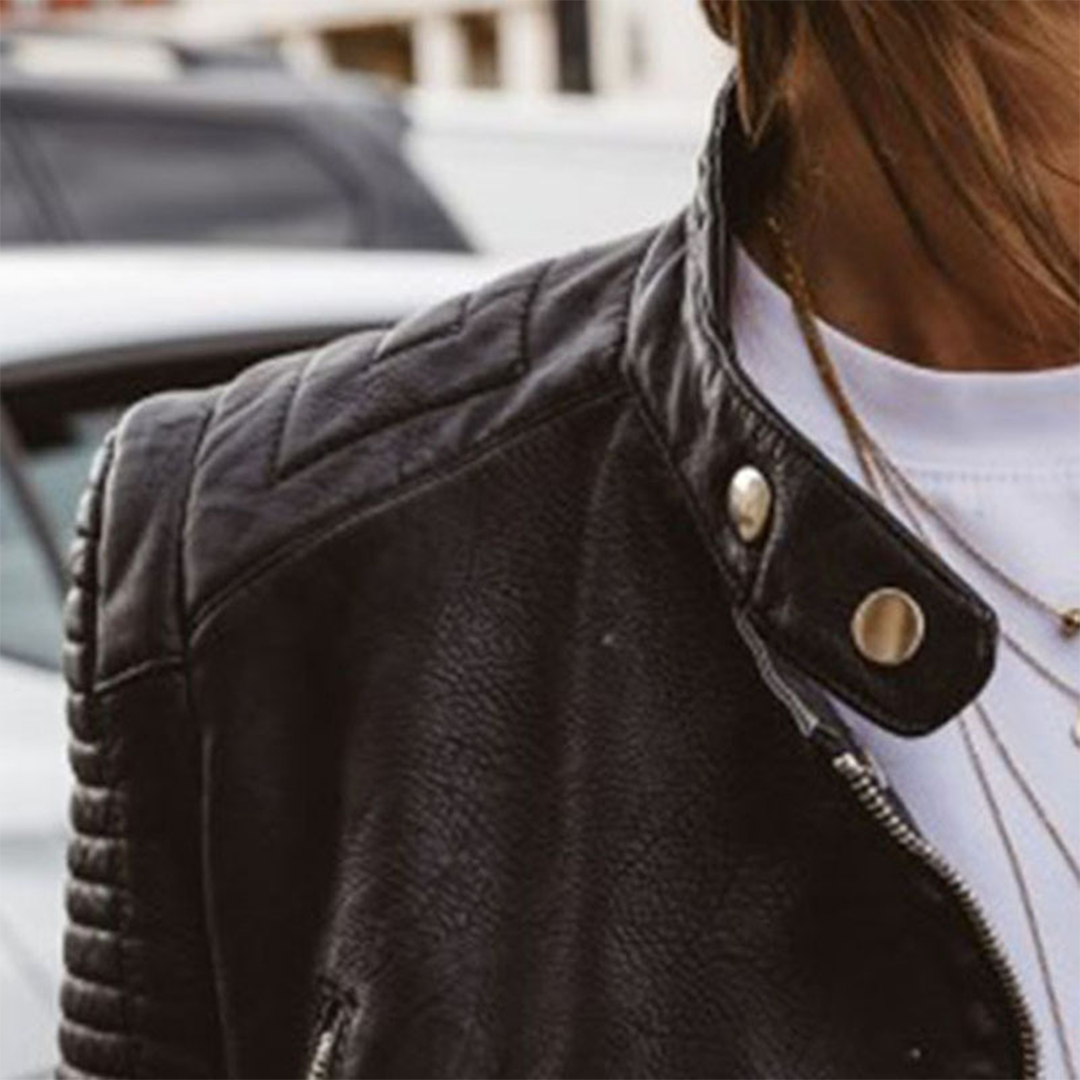 Zanda - Chaqueta de coiro para mulleres con encanto atemporal