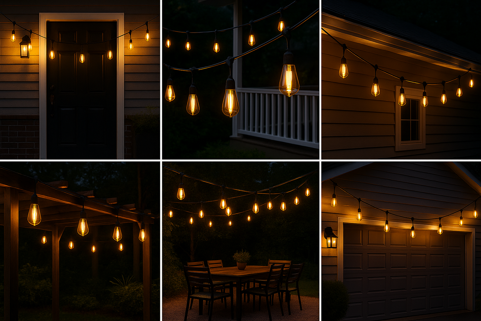 Lumora – Iluminación para fiestas exterior 25 lámparas LED – 24FT IP65 resistente