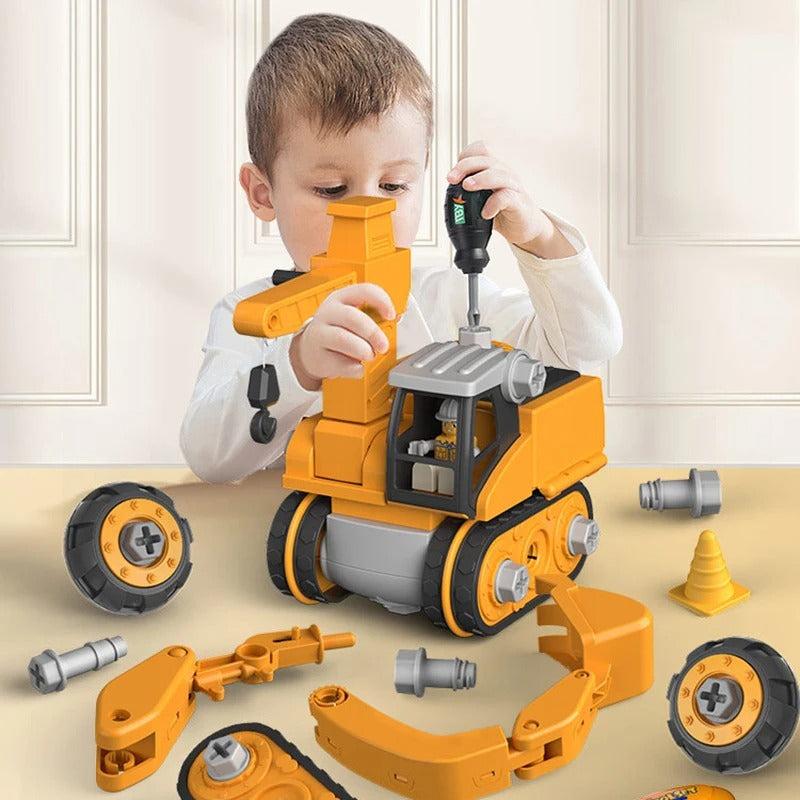 Constructo Set de Juego – Vehículos de Construcción Educativos e Interactivos para Niños
