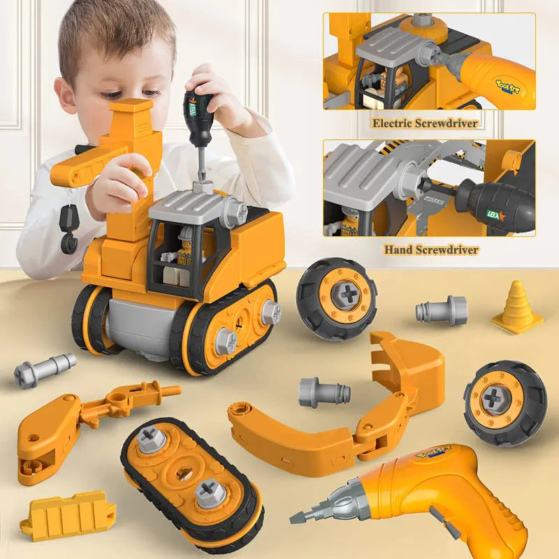 Constructo Set de Juego – Vehículos de Construcción Educativos e Interactivos para Niños