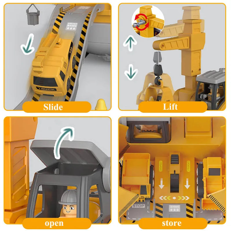 Constructo Set de Juego – Vehículos de Construcción Educativos e Interactivos para Niños
