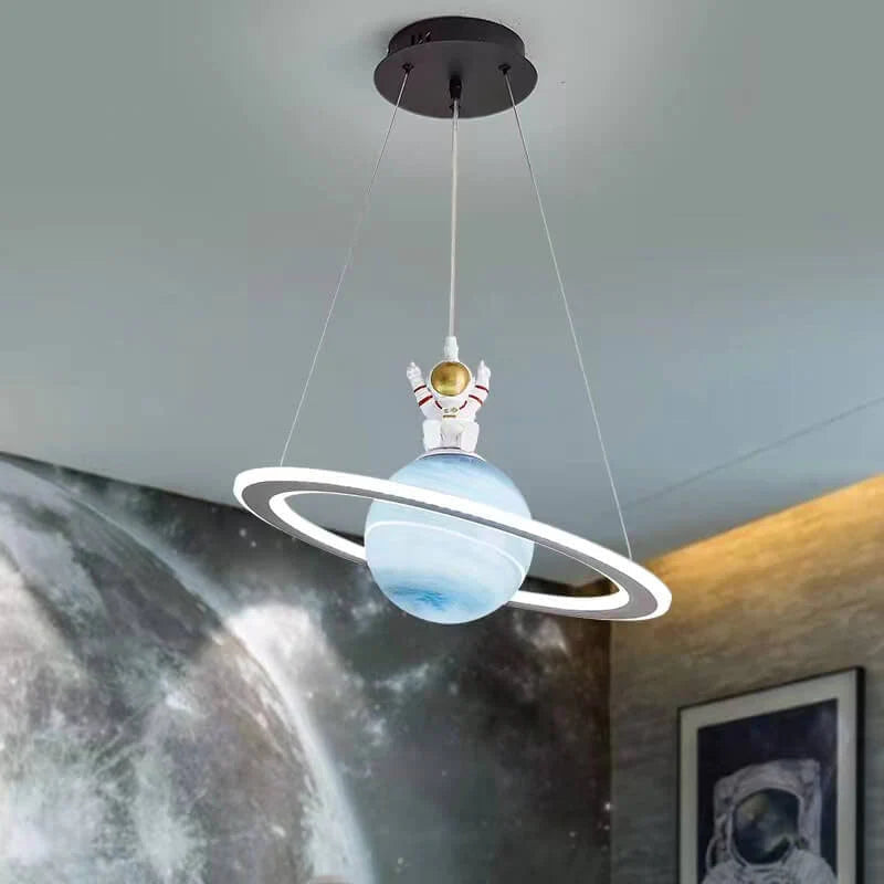 CosmoGlow – Kinderkamer LED hanglamp met planeetdesign – energiezuinig